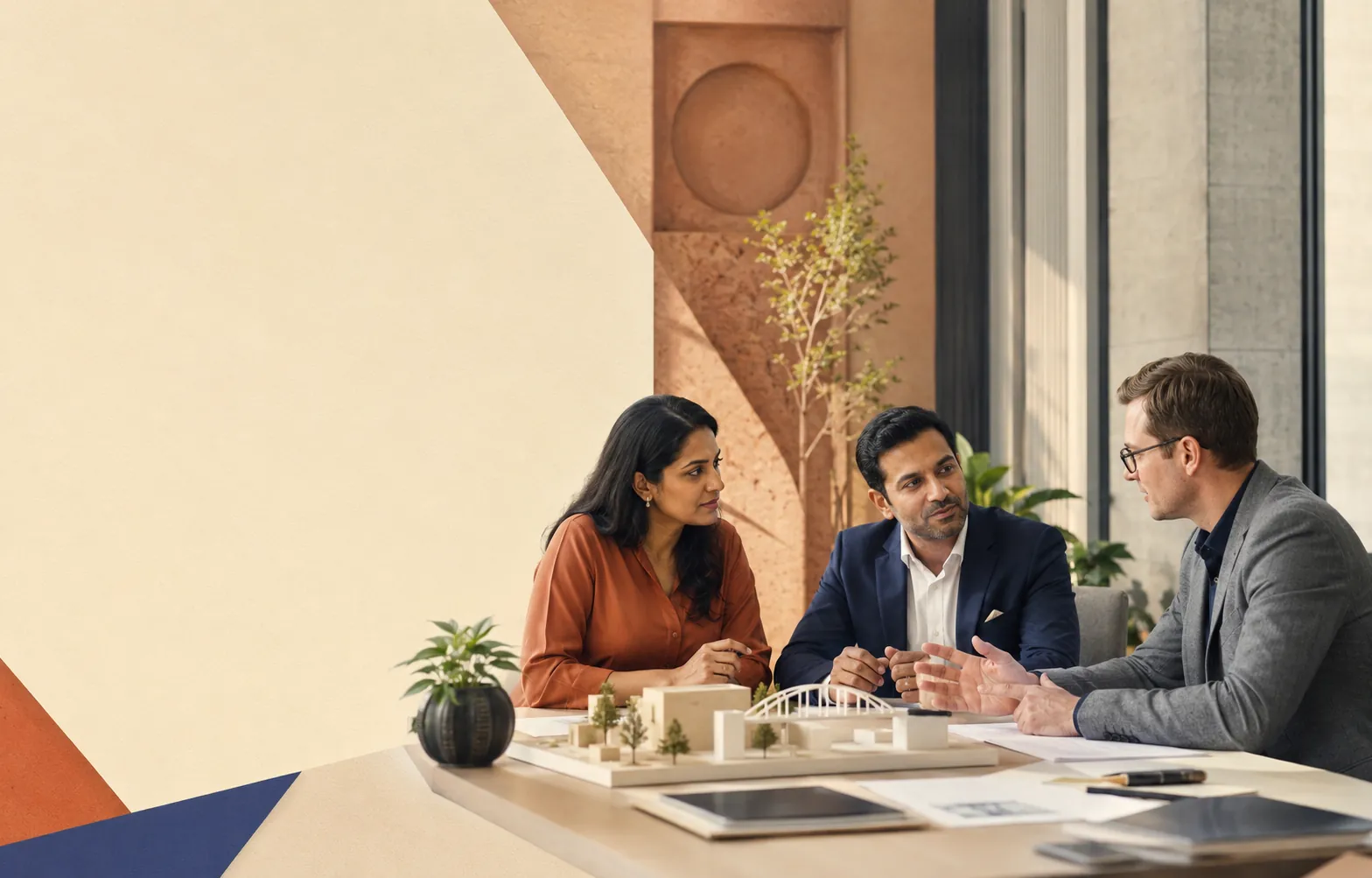 The indobizgermany.in team in conversation